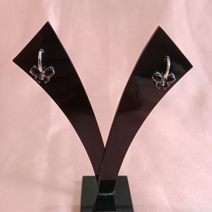 Black Butterfly Drop Earrings