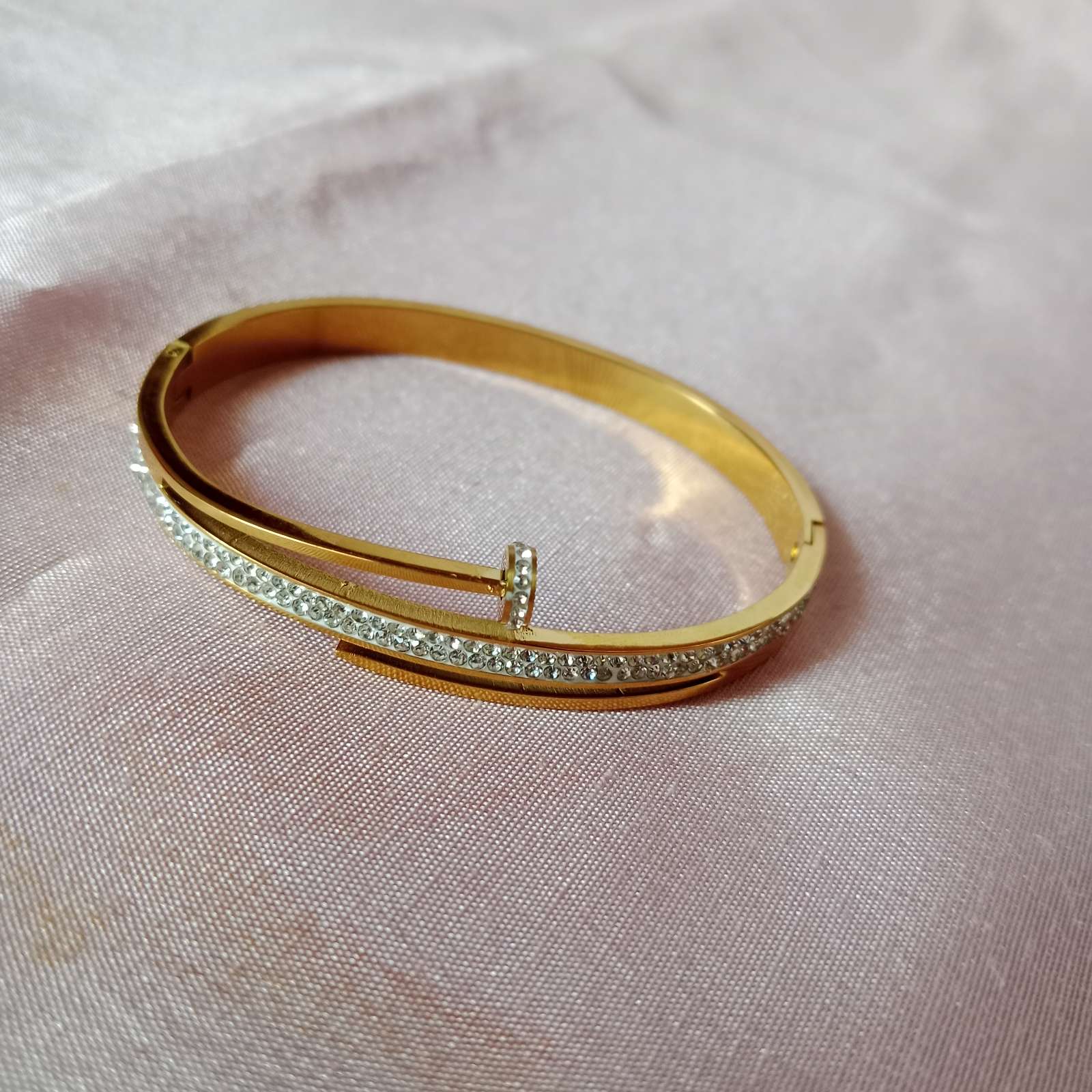 Cartier Inspired Golden Bracelet – elegant golden shine