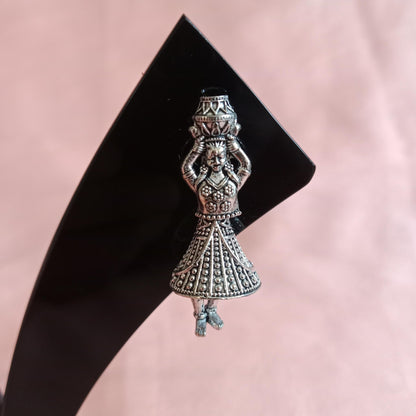 Classic Dancer Oxidized Earrings