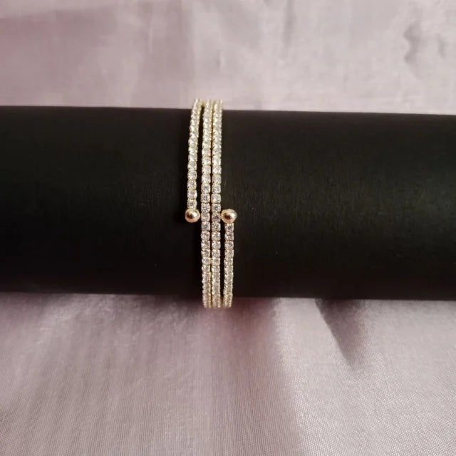 Blingso Classic Diamond Row Bracelet – Main View