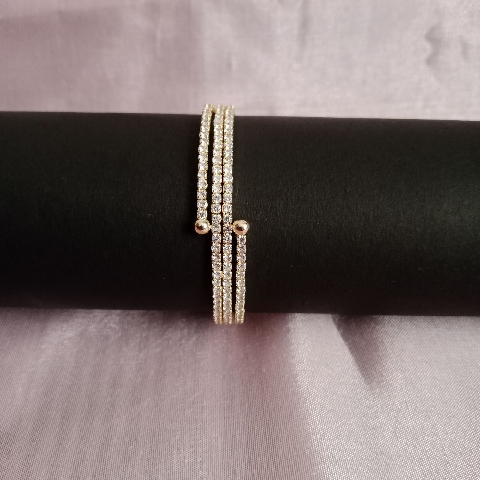 Blingso Classic Diamond Row Bracelet – Main View