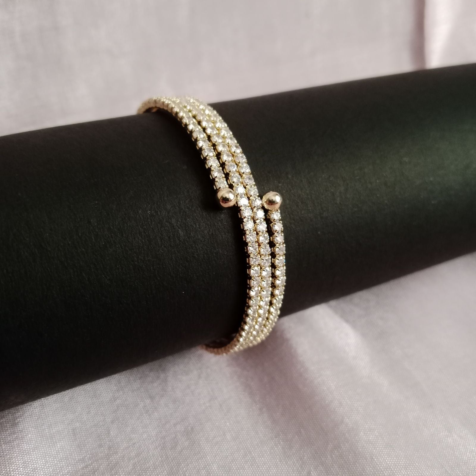 Blingso Classic Diamond Row Bracelet – View 2