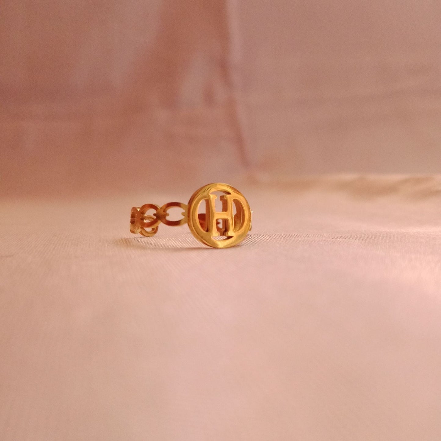 Blingso Hermès Inspired Golden Ring – View 3
