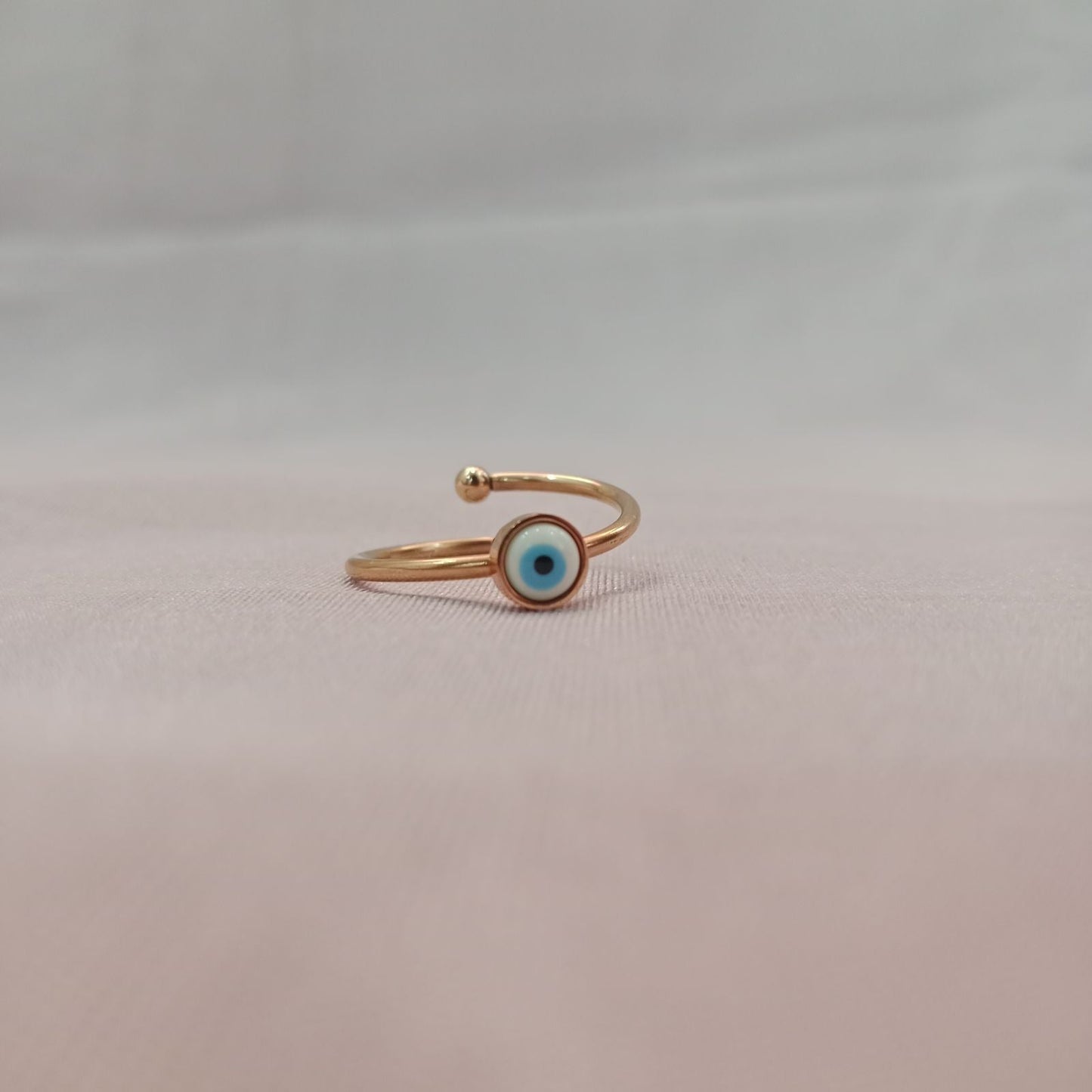 Blingso Mini Evil Eye Dainty Ring – View 5