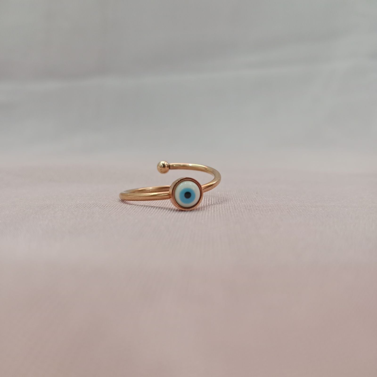 Blingso Mini Evil Eye Dainty Ring – View 5