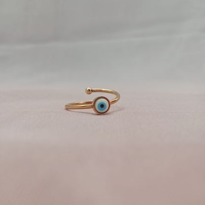 Blingso Mini Evil Eye Dainty Ring – View 5