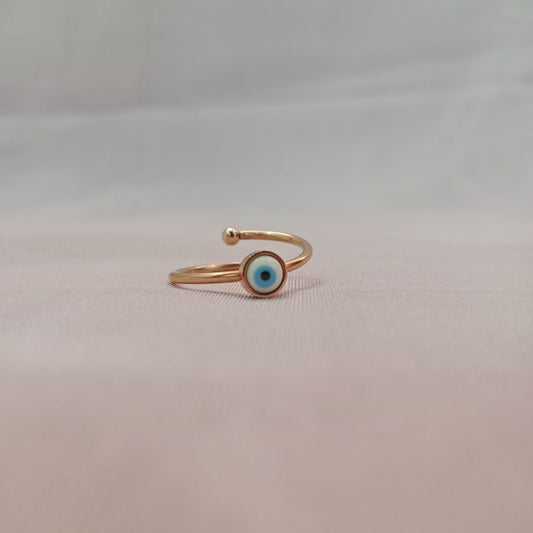 Blingso Mini Evil Eye Dainty Ring – View 5