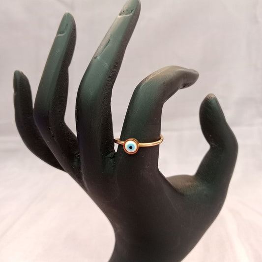 Blingso Mini Evil Eye Dainty Ring – View 4