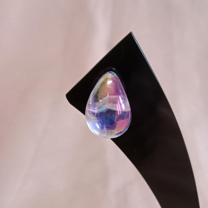 Rainbow Teardrop Stud Earrings
